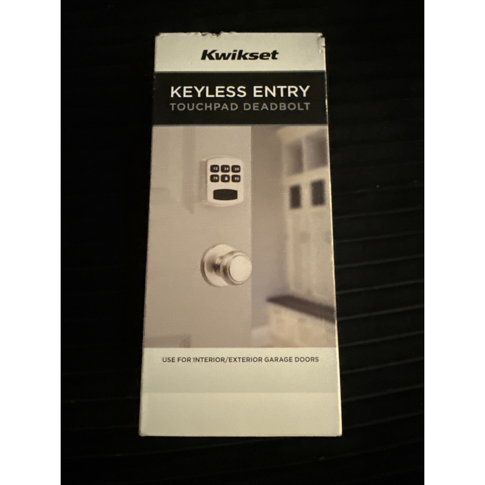 Kwikset Satin/Brushed Nickel 905 Keyless Entry Electronic Touchpad Deadbolt - Picture 2 of 8